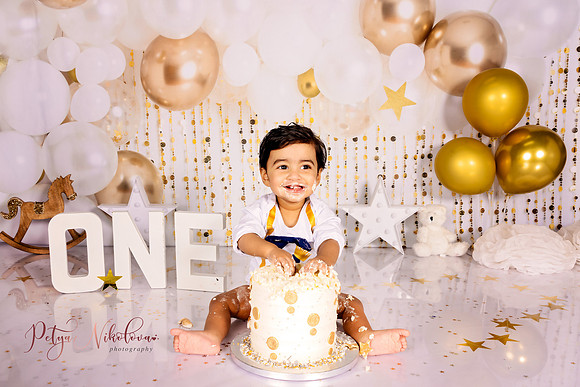 celebration cake smash photography London