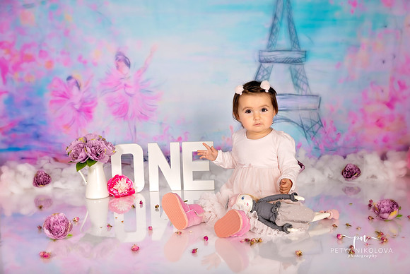 little girl first birthday cake smash woodford green